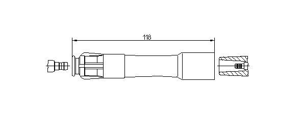 Вилка, катушка зажигания 13249A18 BREMI