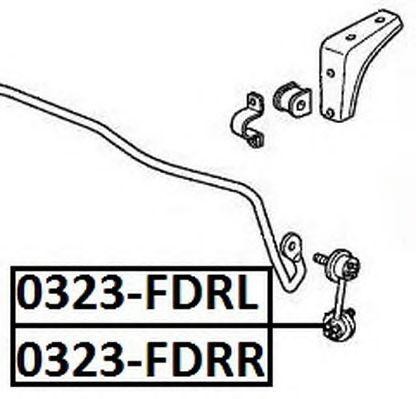 Стойка стабилизатора 0323-FDRR ASVA