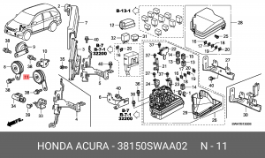 Сигнал звуковой 38150SWAA02 HONDA