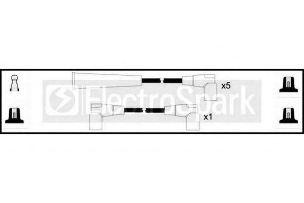 Ккомплект проводов зажигания OEK072 STANDARD