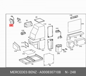 Электродвигатель, вентиляция салона A 000 830 71 08 MERCEDES BENZ