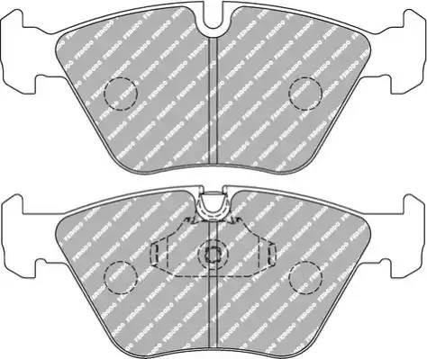 Комплект тормозных колодок, диско FDS1073 FERODO