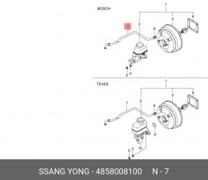 Деталь 4858008100 SSANG YONG