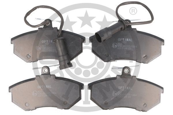 Комплект тормозных колодок, диско 9491 OPTIMAL