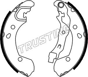 Комплект тормозных колодок 067.192 TRUSTING