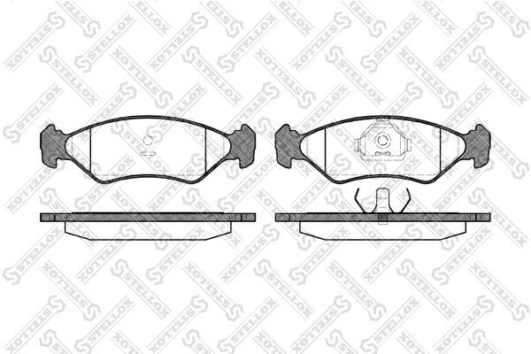 Колодки тормозные дисковые 296-015-SX STELLOX