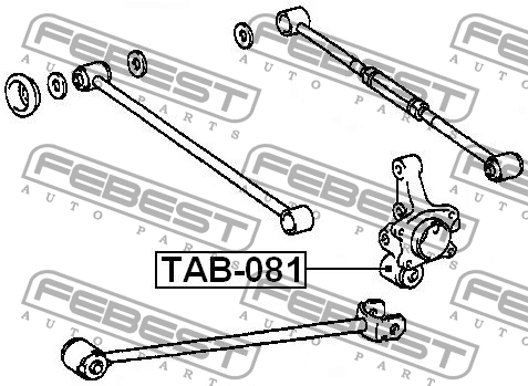 Сайлентблок TAB-081 FEBEST