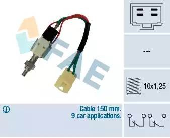 Выключатель фонаря сигнала торможения 24260 FAE