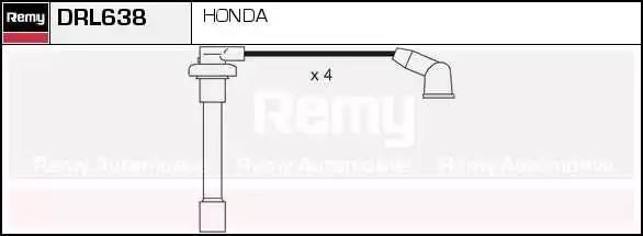 Ккомплект проводов зажигания DRL638 DELCO REMY