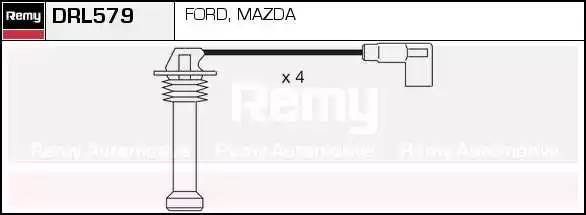 Ккомплект проводов зажигания DRL579 DELCO REMY