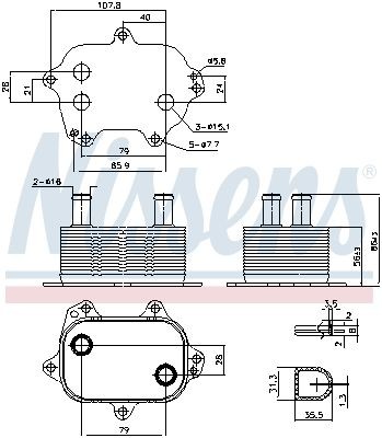 Интеркулер 96863 NISSENS