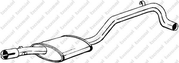 Средний глушитель выхлопных газов 281913 BOSAL