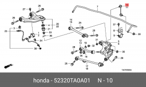 Стойка стабилизатора 52320TA0A01 HONDA