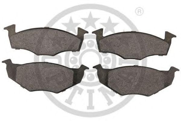 Комплект тормозных колодок, диско 10128 OPTIMAL