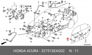 Жгут проводов 32751SEAG02 HONDA