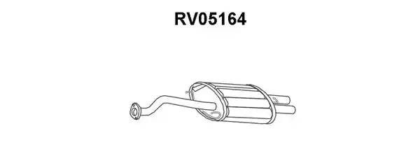 Глушитель выхлопных газов конечный RV05164 VENEPORTE