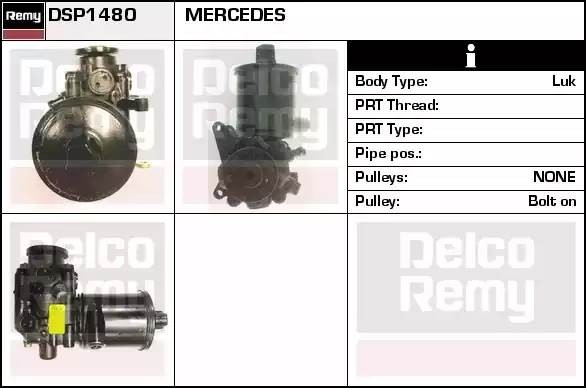 Гидравлический насос, рулевое управление DSP1480 DELCO REMY