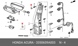Деталь 33506S9A003 HONDA