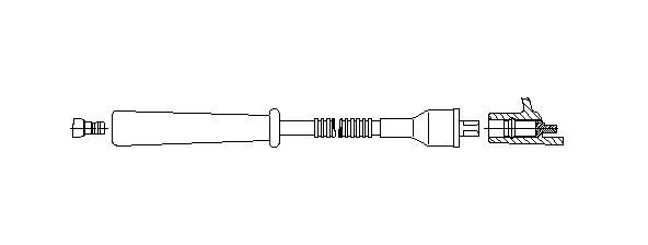 Провод зажигания 3A34E39 BREMI