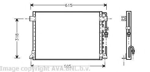 Конденсатор, кондиционер VO5071 AVA