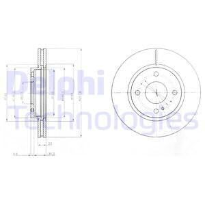 Диск тормозной BG4170 DELPHI