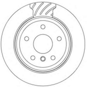 Тормозной диск 562353B BENDIX JURID