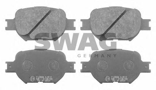 Комплект тормозных колодок, диско 81 91 6578 SWAG