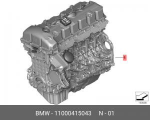 Двигатель Внутреннего Сгорания 11 00 0 415 043 BMW