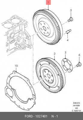 Маховик 1 027 401 FORD