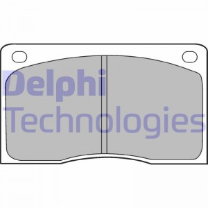 Комплект тормозных колодок, диско LP132 DELPHI