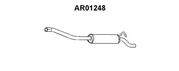 Глушитель выхлопных газов конечный AR01248 VENEPORTE