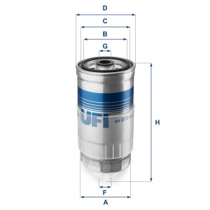 Топливный фильтр 24.379.01 UFI