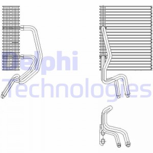 Испаритель, кондиционер TSP0525177 DELPHI
