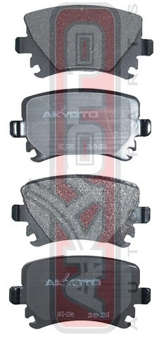 Колодки тормозные дисковые AKD-0349 AKYOTO