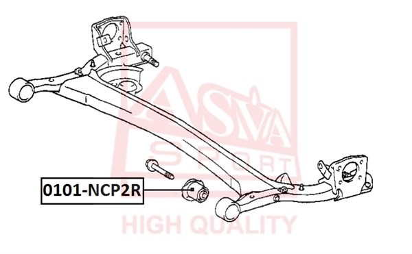Сайлентблок 0101-NCP2R ASVA