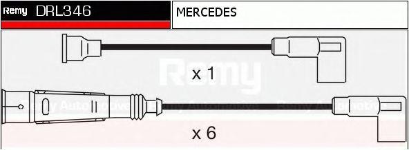 Ккомплект проводов зажигания DRL346 DELCO REMY