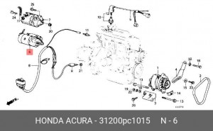 Стартер (ремкомплект) 31200PC1015 HONDA