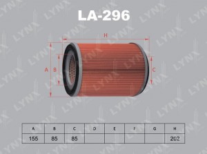 Фильтр воздушный LA-296 LYNXAUTO