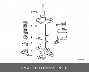 Амортизатор подвески 31 31 1 138 553 BMW