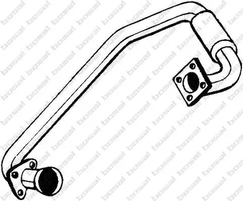 Выпускной трубопровод 787-673 BOSAL