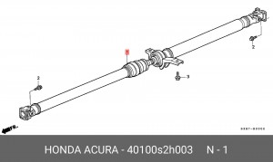 Крестовина карданного вала 40100S2H003 HONDA