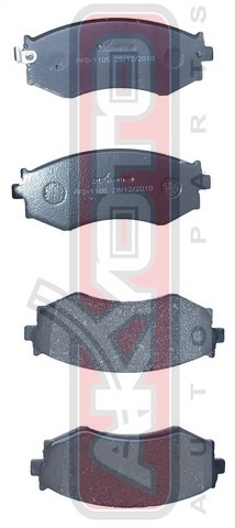 Колодки тормозные дисковые AKD-1105 AKYOTO