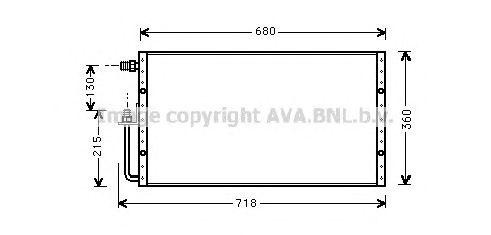 Конденсатор, кондиционер UV5096 AVA