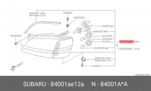Деталь 84001AE12A SUBARU