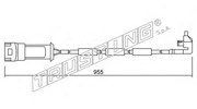 Сигнализатор, износ тормозных колодок SU091 TRUSTING