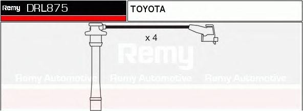 Ккомплект проводов зажигания DRL875 DELCO REMY