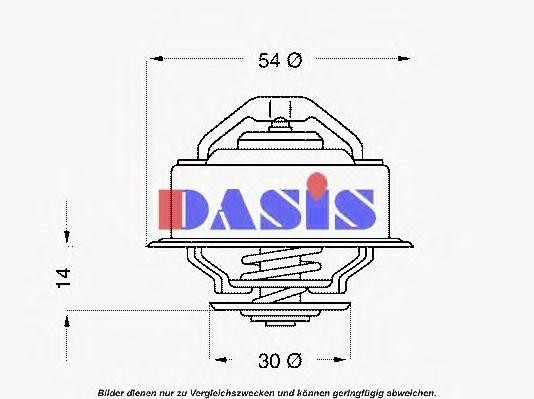 Термостат, охлаждающая жидкость 751868N AKS DASIS