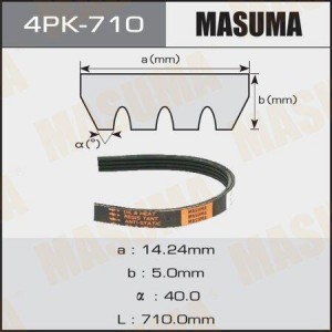 Ремень приводной 4PK-710 MASUMA