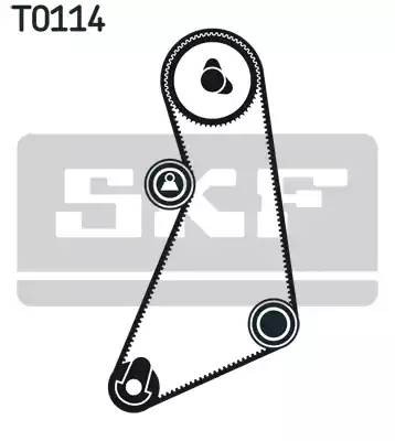 Комплект ремня ГРМ VKMA 01024 SKF