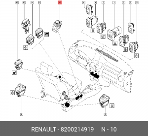 Деталь 8200214919 RENAULT